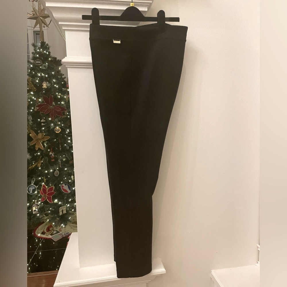 Calvin Klein Faux Suede Black Pant
